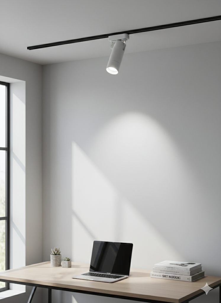 LED-Strahler 12 W für 3-Phasen-Stromschienensysteme CVITEC CTTA3320NW